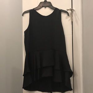 Vince Camuto Ruffled High-Low Top